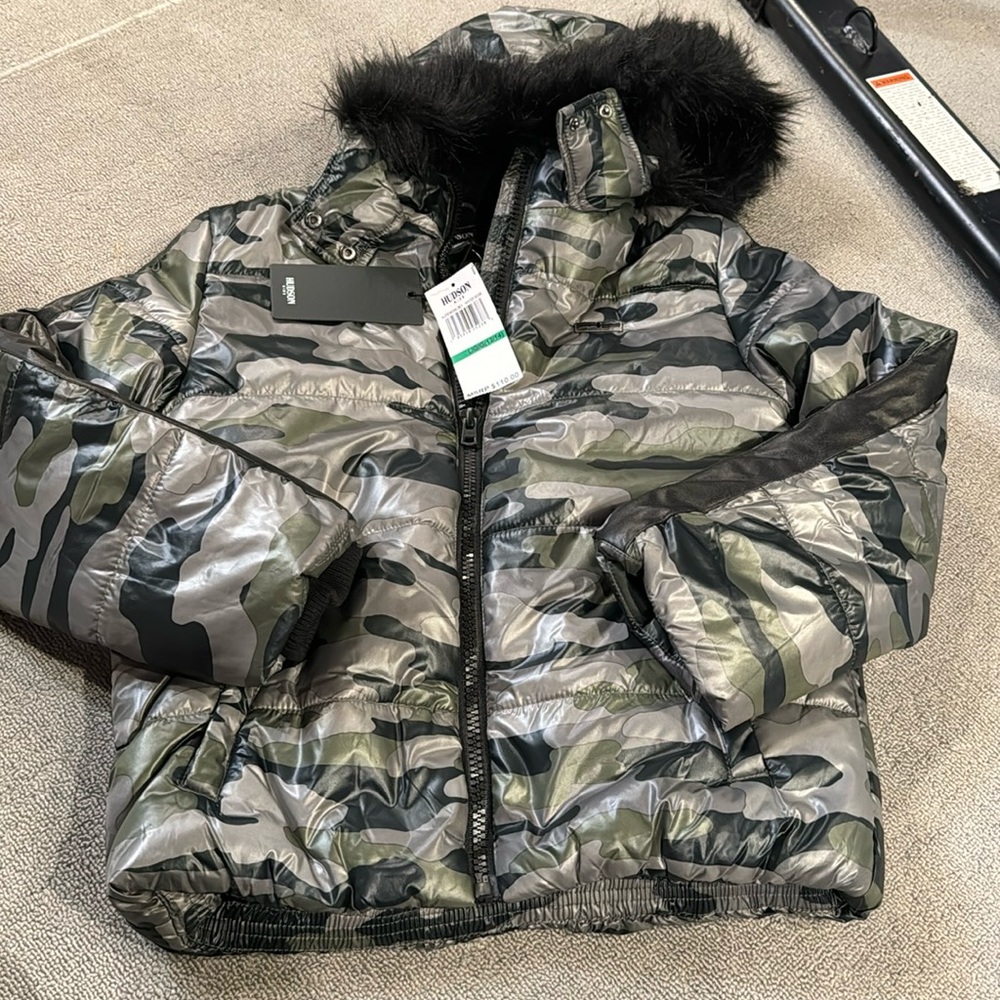 Camo Puffer Jacket